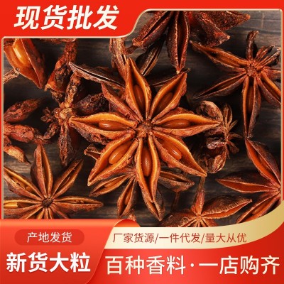 广西大红八角大料批发八角调味品香料现货八角香辛料卤料 500g