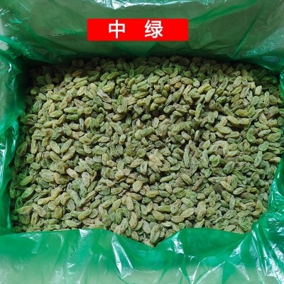 现货批发整箱散装20斤休闲零食甜品辅料冷饮配料一级绿新疆 葡萄干图3