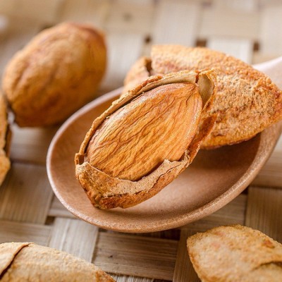 美味坚果巴旦木500g/袋 干果零食盐焗味扁桃仁 散装批发一件代发图2