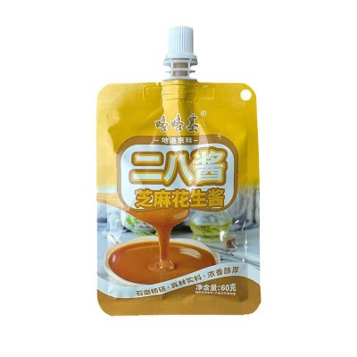 老北京二八酱芝麻花生酱拌面火锅蘸料麻辣烫底料调味60克/袋图4