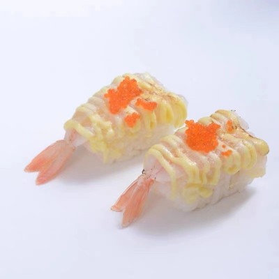 金月潭 寿司刺身玻璃虾 解冻即食南美白虾 玻璃虾8g*20尾寿司虾图3