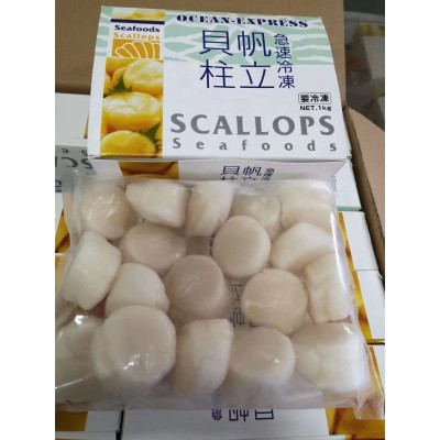 帆立贝柱带子新鲜冷冻扇贝肉瑶柱海鲜水产日式寿司刺身料理商用图2