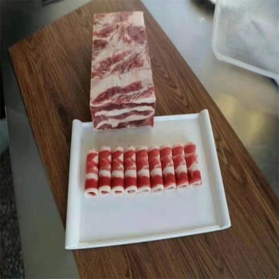 富诚肉类 火锅烤肉食材肥牛卷 烧烤用新鲜牛肉片