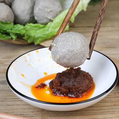 潮汕牛肉丸潮州牛筋丸火锅丸子关东煮麻辣烫食材厂家批发500g图4