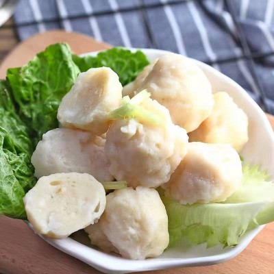 潮汕墨斗丸豆捞墨鱼丸花枝丸 潮州汕头特产 火锅食材底料丸子图5