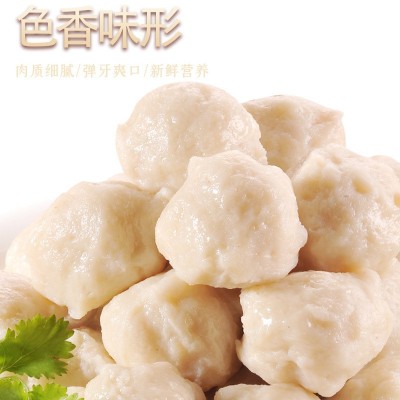 潮汕墨斗丸豆捞墨鱼丸花枝丸 潮州汕头特产 火锅食材底料丸子图3