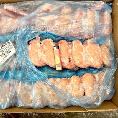 鸡全翅 100-120克 净重30斤 广州批发巴西鸡全翅鸡全翼三节鸡翅膀图4