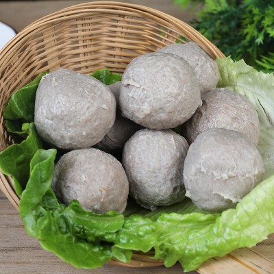 潮汕汕头牛肉丸厂家批发爽口丸子牛筋丸牛肉丸火锅丸子500g