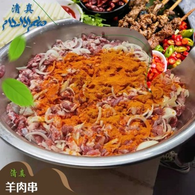 供应 生鲜羊肉串 新鲜半成品 烧烤串串 BBQ食材 食品生鲜图2