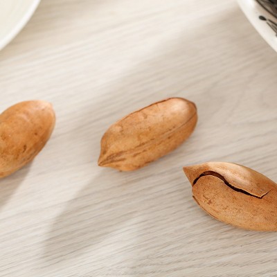 味滋源碧根果500g/袋 坚果炒货长寿果大袋装休闲办公零食品 批发图2