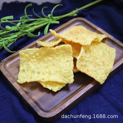 大丰食品 苦荞片手工荞麦锅巴圆盒装香辣味粗粮养生即食小吃零食图3