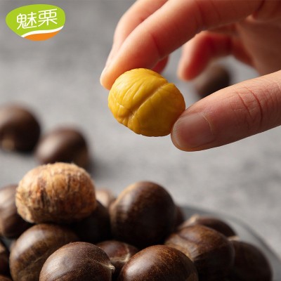 魅栗 迁西河北新鲜迁西板栗生新鲜 栗子 唐山 3113生油栗 批发图4