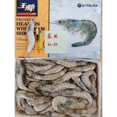 冷冻海鲜盐冻虾白虾厄瓜多尔虾青虾大小齐全 比你想的更新鲜