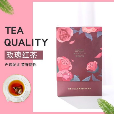 源头玫瑰红茶代用茶花草茶OEM尼龙纤维三角包袋泡茶贴牌定制加工