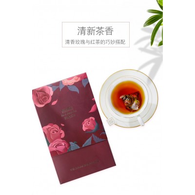 源头玫瑰红茶代用茶花草茶OEM尼龙纤维三角包袋泡茶贴牌定制加工图5