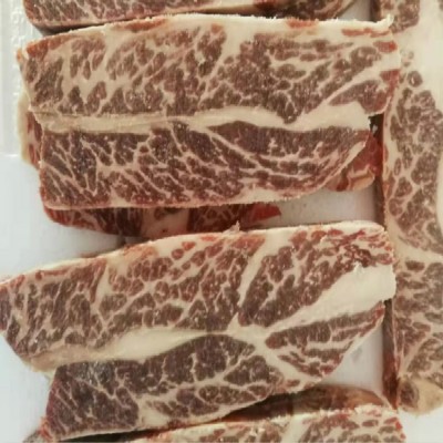批发雪花牛小排 牛扒原味雪花牛肉烤肉片中西餐厅口感香嫩3KG牛排图3