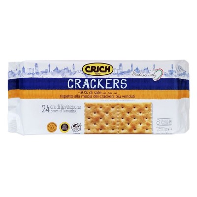 [样品]CRICH可意奇 梳打饼干250g/袋 意大利进口苏打饼干早餐零食图2