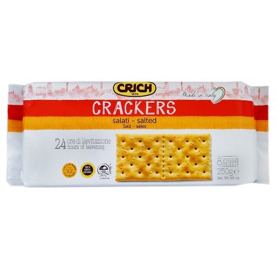 [样品]CRICH可意奇 梳打饼干250g/袋 意大利进口苏打饼干早餐零食图5