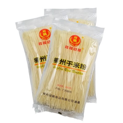 柳州正宗干米线过桥米线螺蛳粉凉拌米粉米线干货批发袋装400g图3