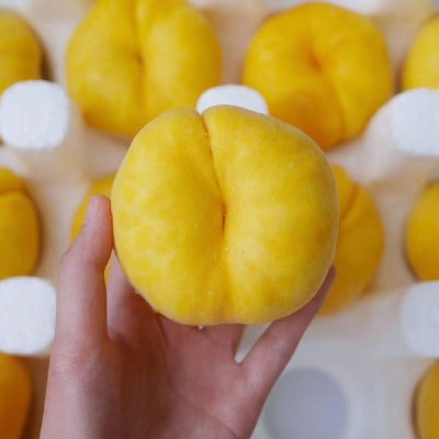 黄金蟠桃新鲜水果现摘桃子黄肉毛桃非油桃水蜜桃黄桃批发一件代发图2