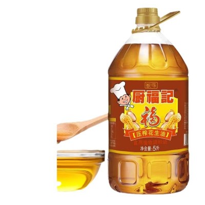 5升1桶包邮 大桶花生油 商用餐饮油压榨高配调和油非转食用油图5