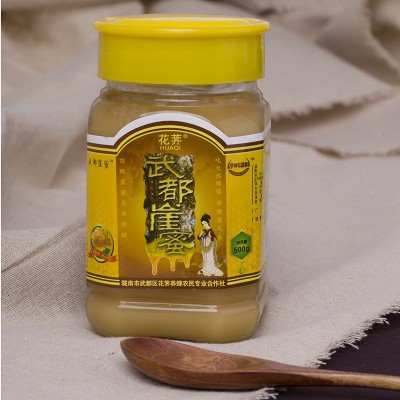 陇南特产武都崖蜜花荠蜂蜜崖蜜一件代发瓶装500g 批发包邮图3