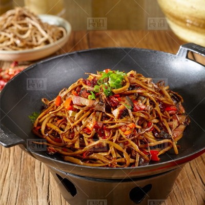 柴火烟笋300g湖南特产烟熏农家笋干笋丝尖子酒店餐饮厅特色菜食材图2