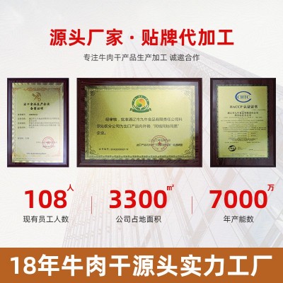 美滋草原风干牛肉干内蒙古特产儿童手撕牛肉干零食牛肉干真 空熟食