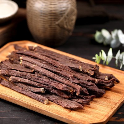 科尔沁超干原味风干牛肉干200g内蒙古特产袋装小吃休闲零食批发图3