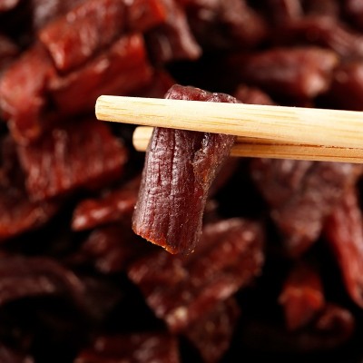 科尔沁内蒙古牛肉干批发风干牛肉凹凸有型200g特产休闲零食独立包图4