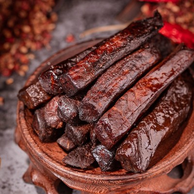【厂货通】微供内蒙古特产风干手撕牛肉干零食牧之父250g袋装图3