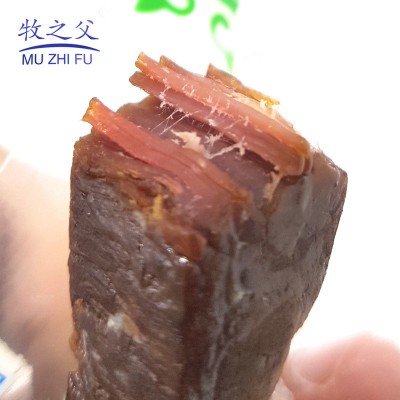 【厂货通】微供内蒙古特产风干手撕牛肉干零食牧之父250g袋装图2