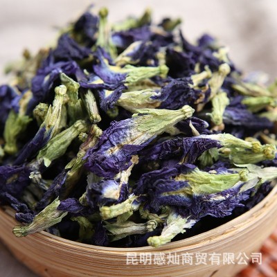 蓝色妖姬蓝蝴蝶花批发泰国花草茶蝶豆花过筛大货批发量大价优图2