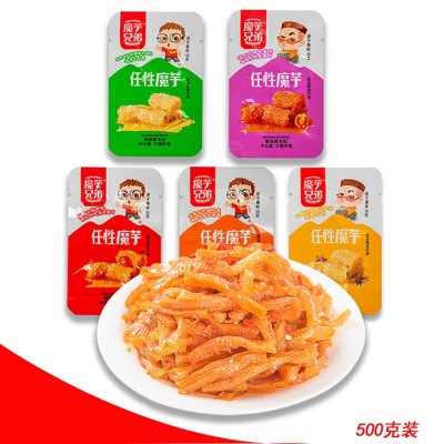 魔芋魔芋爽素毛肚休闲香辣袋装支持一件代发包邮水爆肚魔芋面图2