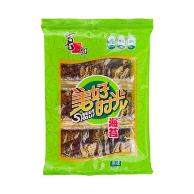 美好时光原味海苔7.5克*36小包整箱商用独立小包装零食供港出口图4