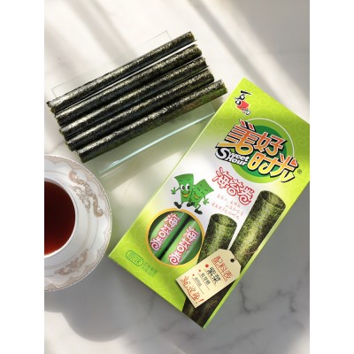 美好时光原味海苔26.5克*12盒整箱商用独立小包装零食供港出口图2