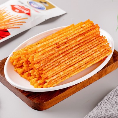 贤哥58g小小脆片片脆辣条休闲零食小吃儿时怀旧麻辣素食一件代发图3