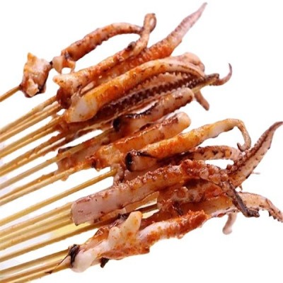 鱿鱼须小串手把鱿鱼串烧烤铁板海鲜串火锅串串麻辣烫半成品图2