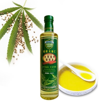 广西巴马特产初榨火麻油500ml食用植物油源头厂家会销火麻仁油图2
