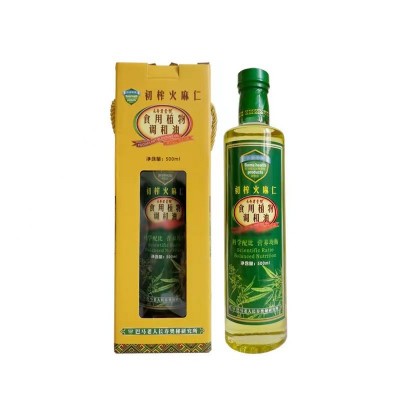 广西巴马特产初榨火麻油500ml食用植物油源头厂家会销火麻仁油图5