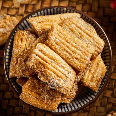 带鱼酥 源头厂家香酥带鱼段80g非油炸即食带鱼段网红海鲜零食代发图2