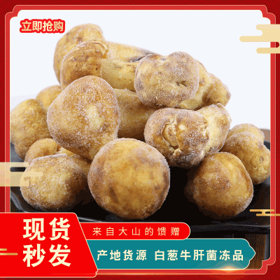 云南特色牛肝菌菌菇 速冻牛肝菌白葱精品 食用菌煲汤食材直销批发