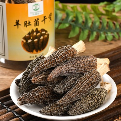 羊肚菌干货50g云南土特产食用菌类野生菌蘑菇香菇煲汤原料羊肚菌图2