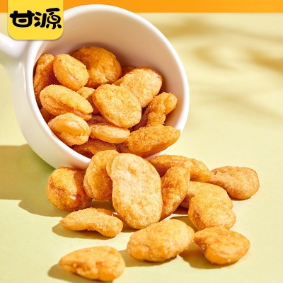 甘源蟹黄味蚕豆500g零食小包装兰花豆小吃肉松牛肉休闲食品一斤装图3