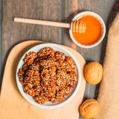 马一芳芝麻琥珀核桃仁250g袋装芝麻味核桃仁坚果零食休闲食品小吃图3