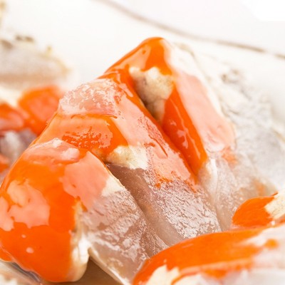 舟山红膏咸蟹腌制宁波醉蟹生腌呛蟹梭子蟹块海鲜即食一件代发批发图2