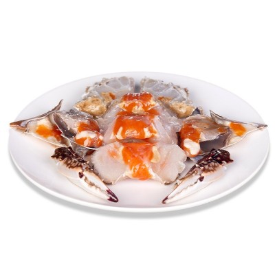 舟山红膏咸蟹腌制宁波醉蟹生腌呛蟹梭子蟹块海鲜即食一件代发批发图5
