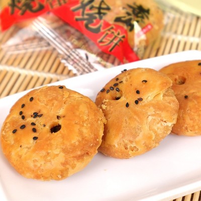 传统糕点黄山烧饼休闲食品原味梅干菜扣肉马齿苋饼6斤装果旺生产图3