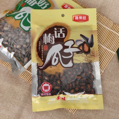 厂家批发 鑫果旺 袋装休闲食品 话梅味西瓜子酸甜可口120g图4