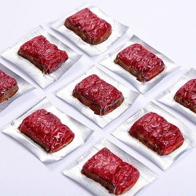 新疆特产枣仁派500g 真空独立包装枣夹核桃升级版 便携无核小零食图5